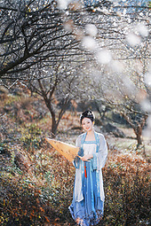 古风人像拍摄-梅花-腿子