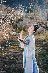 古风人像拍摄-梅花-腿子